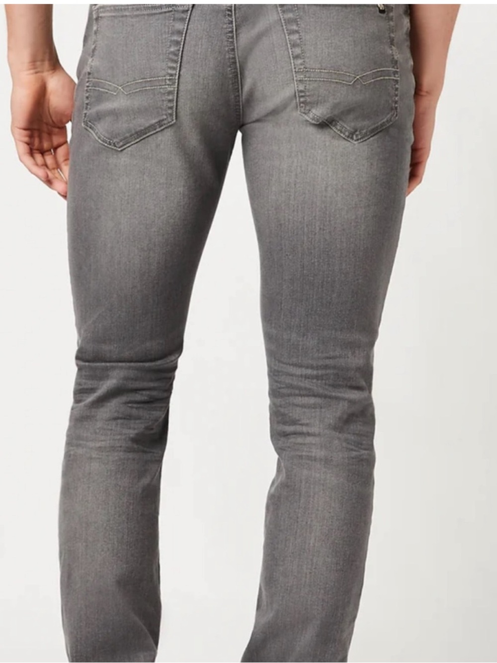 NWT Brand New Buffalo David Bitton Men's Gray Jeans